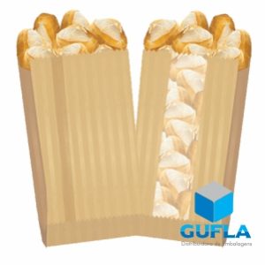 Saco de Papel Kraft Pardo com Visor