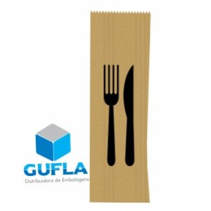 Saco de Papel Kraft Pardo para Talher